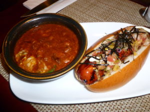 Bachi Dog and Ox-tail Chili at Bachi Burger
