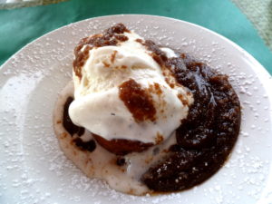 Bananas Foster Bread Pudding at Lola's