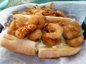 Shrimp Po-boy at Lola's in Las Vegas