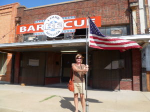Anna with Flag