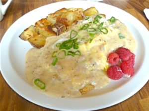 Biscuits & Gravy at Lucky's