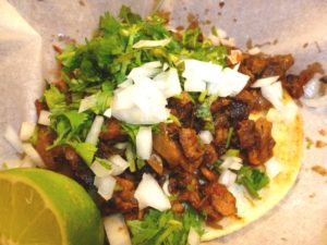 Cemitas Taco Taco Al Pastor at Cemitas Puebla
