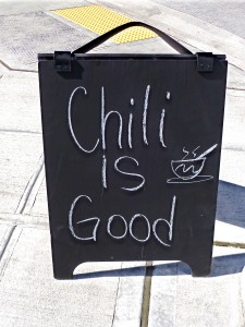 Chili is Good at Mike's Chili Parlor