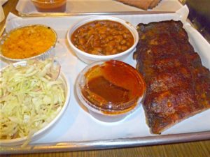 Ribs at Smoque Combo Platter at Smoque